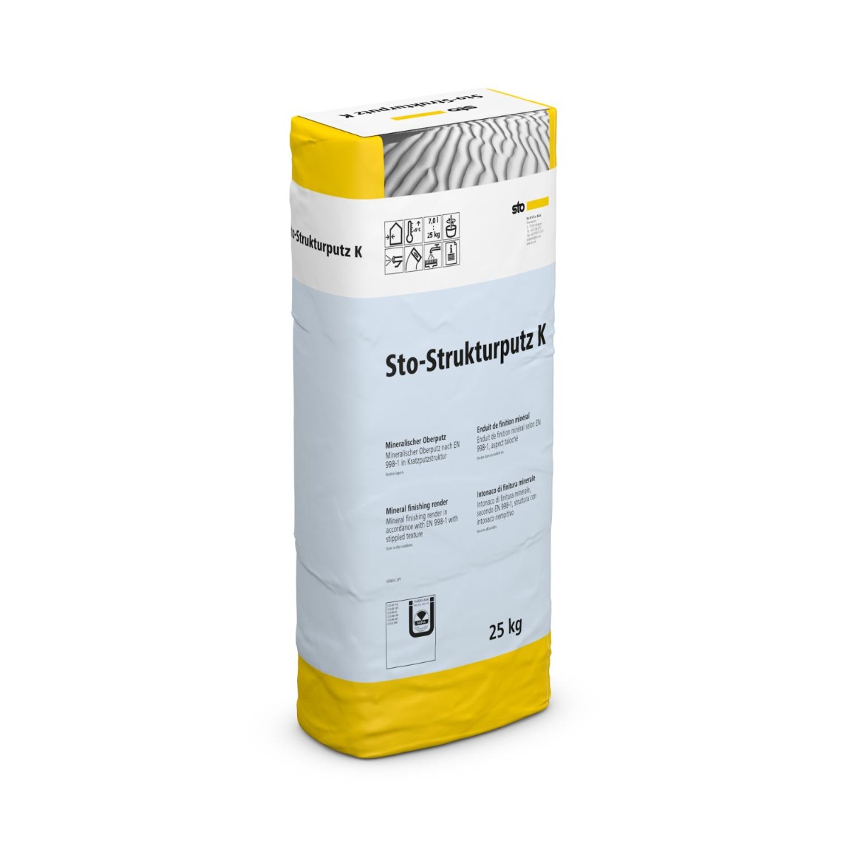 Sto-Strukturputz K-Weiß-2,0 -25 kg Sack